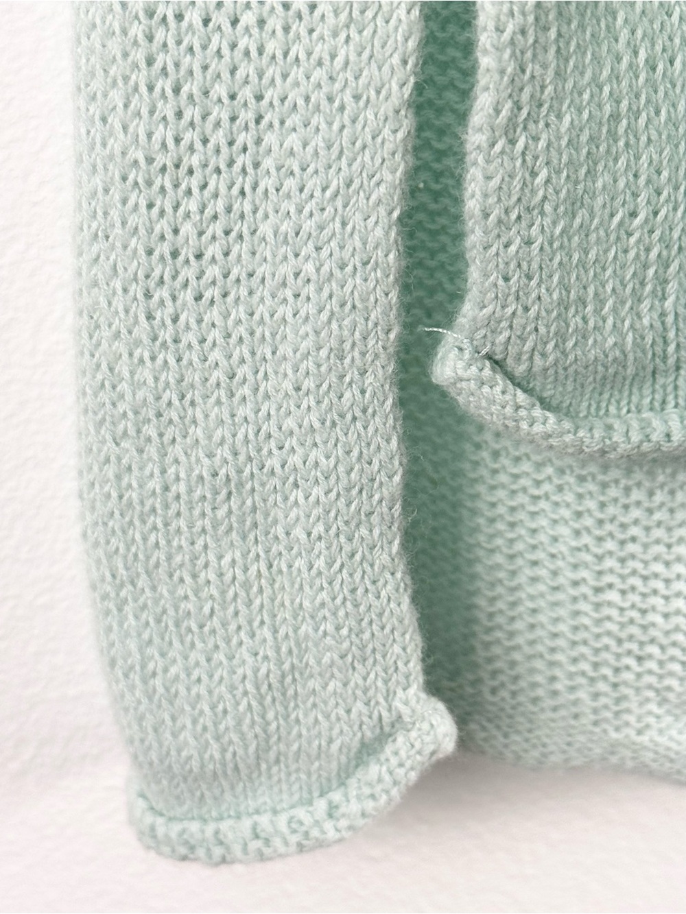 Moth ‘Mila’ Green Linen Blend Sweater Size M - Picture 7 of 15